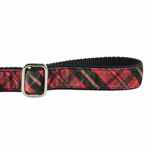 2Hounds Design Classic Winter Plaid Velvet Dog Leash 6' - Poudre Pet & Feed Supply 2